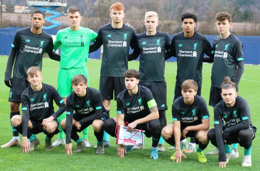 Harvey Elliott in Liverpool kit during pre-season match