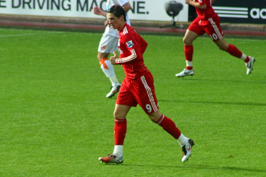 Fernando Torres in action during a 2010 match