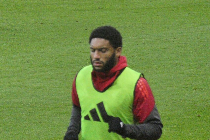 Joe Gomez in Liverpool kit during pre-season