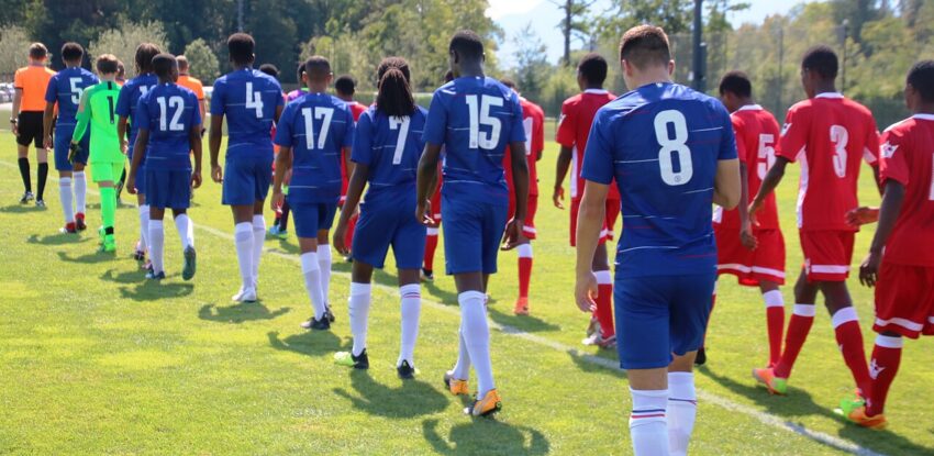 Chelsea Academy winger Sol Gordon in action during youth football match