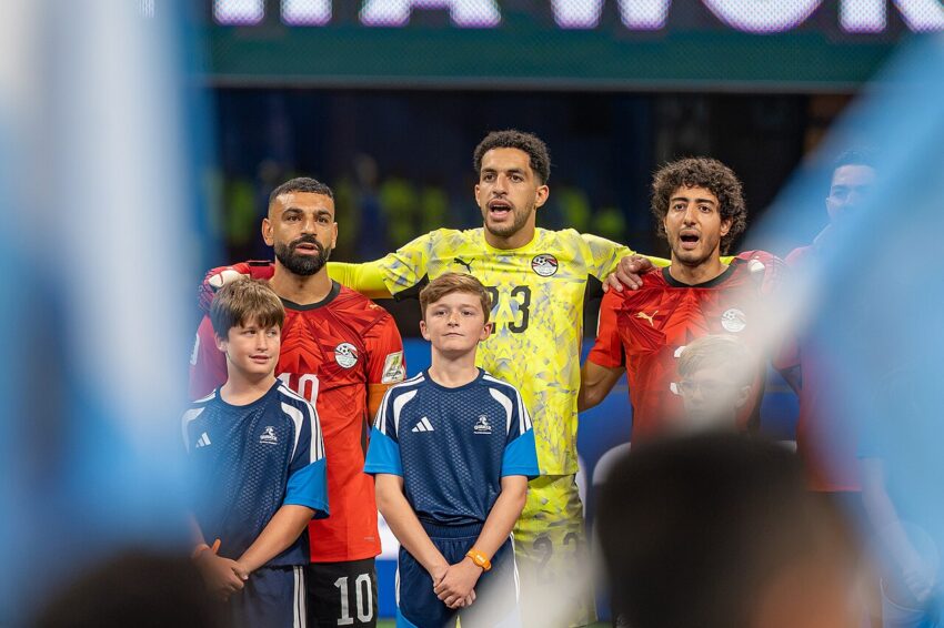 Mohamed Salah in action during a match