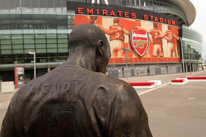 Thierry Henry during his 2012 Arsenal loan spell